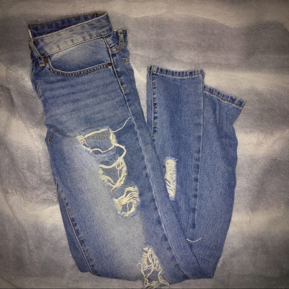 Forever 21 Ripped Jeans